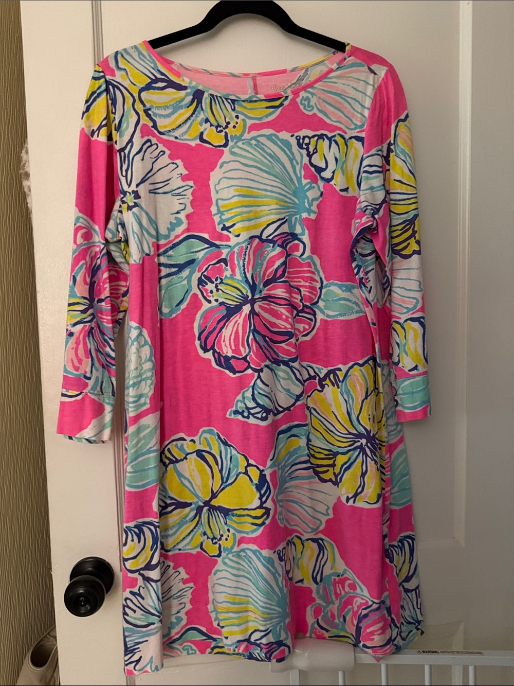 Lilly Pulitzer Pink Multicolor Tropical Print Top